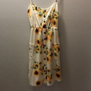 Zaful Sunflower Dress